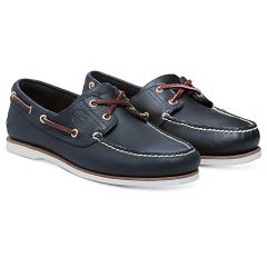 Timberland Mens Classic Boat Shoes - Navy Blue 74036