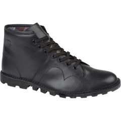 Grafters Mens Womens B430A Monkey Boots - Black