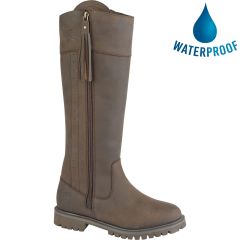 Woodland Women's Bailey Waterproof Country Boot - Brown
