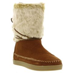 Toms Womens Nepal Pull On Boots - Tan Brown