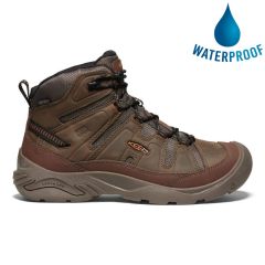 Keen Mens Circadia Mid Waterproof Walking Boots - Canteen Curry