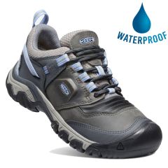 Keen Women's Ridge Flex WP Waterproof Walking Shoes - Steel Grey Hydrangea