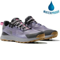 North Face Womens Cragstone Waterproof Walking Shoes - Lunar Slate Asphalt Grey