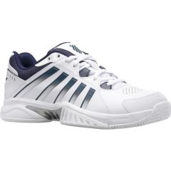 K-Swiss Mens Receiver V Tennis Shoes - White Peacoat Silver