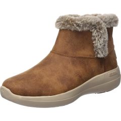 Skechers Womens Go Walk Stability Only One Ankle Boot - Chestnut