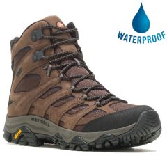 Merrell Men's Moab 3 Apex Mid WP Waterproof Walking Boots - Bracken