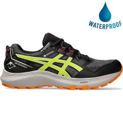 Asics Mens Gel Sonoma 7 GTX Waterproof Trail Running Shoes - Graphite Grey Neon Lime