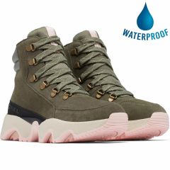 Sorel Womens Kinetic Impact Conquest Waterproof Boots - Stone Green Chalk
