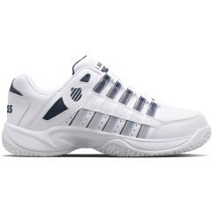 K-Swiss Mens Court Prestir Omni Tennis Shoes - White Navy