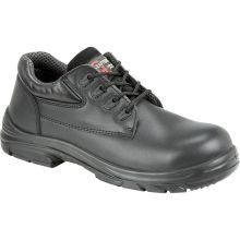 Mens Super Wide Fit Grafters Safety Steel Toe Cap 7 Eye Let Lace up  Work Boots 