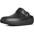 Fitflop Womens Gogh Pro Superlight Leather Clogs Shoes - Black