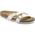 Birkenstock Womens Yao Balance BirkoFlor Sandals - White