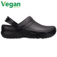 Crocs Mens Womens Specialist II Clogs Vegan Slip On Work Shoes - Black