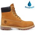 Timberland Mens 6 Inch Premium Yellow Classic Wide Waterproof Boots - 10061 - Wheat