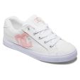 DC Womens Chelsea Trainers White Pink White