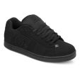 DC Mens Net Skate Shoes - Black Black Black