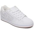 DC Mens Net SE Skate Shoes - White White Gum