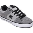 DC Mens Pure TX SE Skate Shoes - Grey White Grey