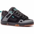 DVS Cmens Comanche Skate Shoes - Black Turquoise Gum