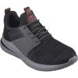 Skechers Mens Delson 3.0 Cicadia WIDE Trainers - Black Grey
