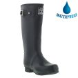 Woodland Mens Womens Wellies Wide Fit Wellington Boots - Navy