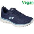 Skechers Womens Flex Appeal 4.0 Brilliant View Trainers - Navy Blue