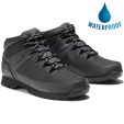 Timberland Mens A1QHR Euro Sprint Waterproof Boots - Black Knit