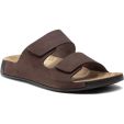 Ecco Shoes Mens 2nd Cozmo Adjustable Slide Sandals - Mocha