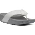 Fitflop Womens Demelza Logo Shimmer Sandals - Silver