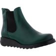 Fly London Womens Salv Chelsea Ankle Boots - Shamrock Green