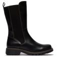 Fly London Womens Relm Leather Boots - Black