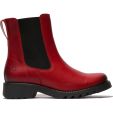 Fly London Womens Rope Chelsea Boot - Red
