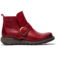Fly London Womens Sias Ankle Boot - Red