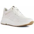 Geox Women's Backsie Trainers - Off White Light Gold