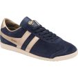 Gola Womens Bullet Pearl Trainers - Navy Gold