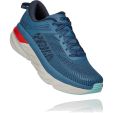 Hoka One One Mens Bondi 7 Running Shoes - Real Teal Outer Space
