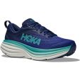 Hoka Women's Bondi 8 Vegan Running Shoes - Bellweather Blue Evening Sky