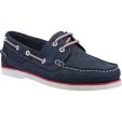 Hush Puppies Womens Hattie Boat Shoes - Navy Pink
