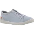 Softinos by Fly London Womens Isla II Trainers - Light Blue White