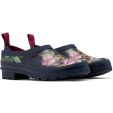 Joules Womens Pop On Welly Clog Mules - Navy Floral
