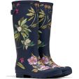 Joules Womens Welly Print Wellington Boots - Navy Floral