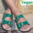 Oxygen Womens Phoebe Vegan Sandals - Green
