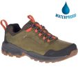 Merrell Mens Forestbound Waterproof Shoes - Dark Olive
