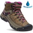Keen Womens Targhee III Mid WP Waterproof Boots - Weiss Boysenberry