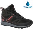 North Face Womens Litewave Futurelight Mid Waterproof Walking Boots - TNF Black Dusty Cedar