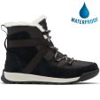 Sorel Womens Whitney II Flurry Warm Winter Boots - Black