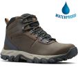Columbia Mens Newton Ridge Plus II Waterproof Walking Boots - Cordovan Squash