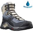 Salomon Womens Quest Element GTX Waterproof Walking Hiking Boots - Ebony Rainy Day Stormy Weather