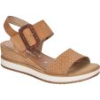 Remonte Womens D6453-52 Wedge Sandals - Sand