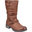 Rieker Women's Arianna Warm Slouch Boots - Brown